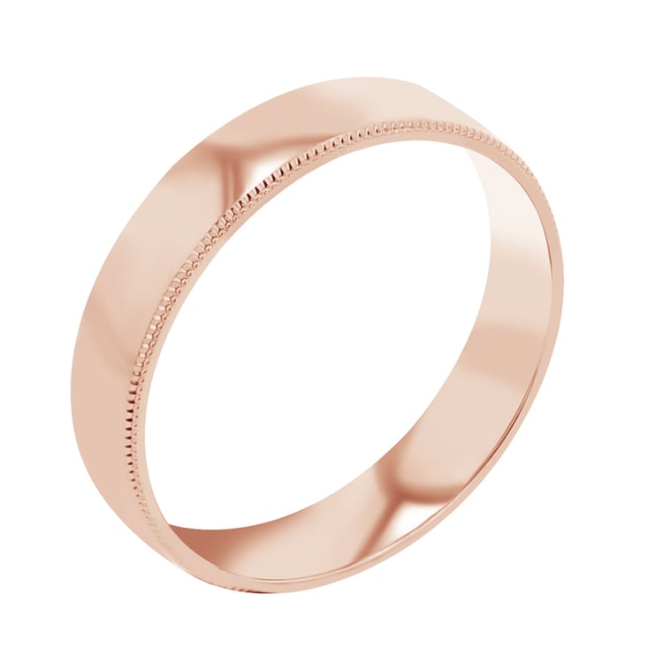 Goldene Eheringe mit einem verzierten Rand Rayan 113883