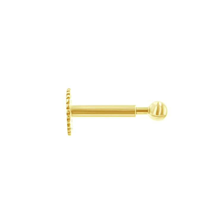 Goldener Labret Piercing Ohrstecker Izis 123479