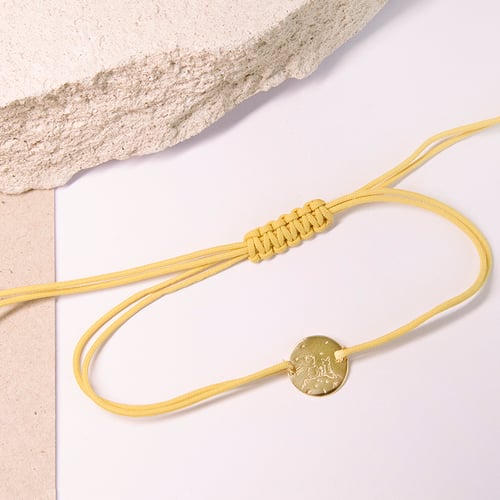 Silbernes String-Armband Der Kleine Prinz und Fuchs mit Gravur
