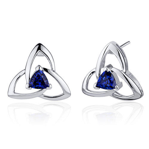 Ohrringe mit Saphiren