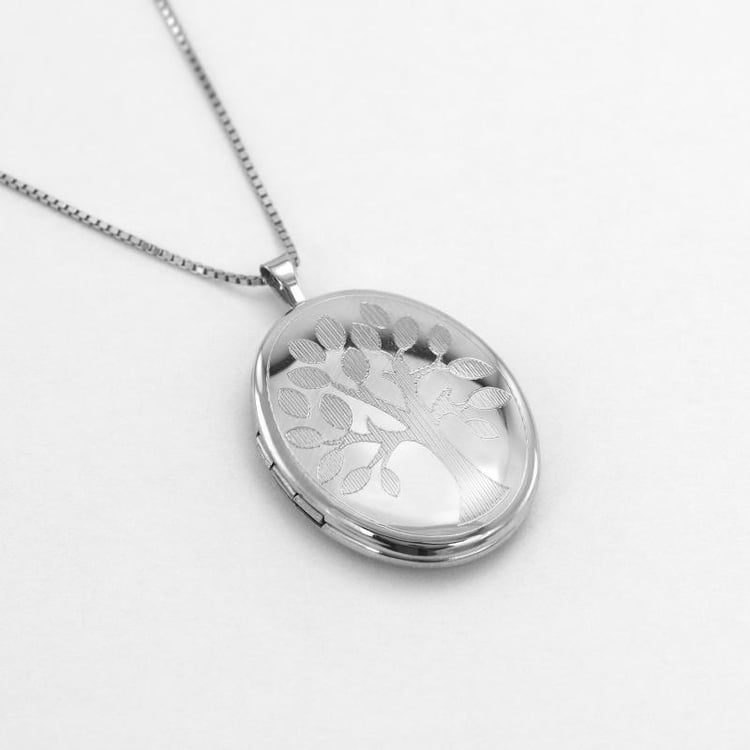 Zauberhaftes Medaillon aus Silber mit Lebensbaum Gifford 47601