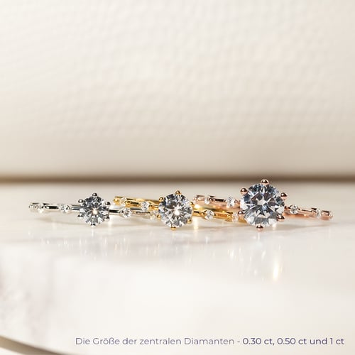 Verlobungsring mit Diamanten Imelda