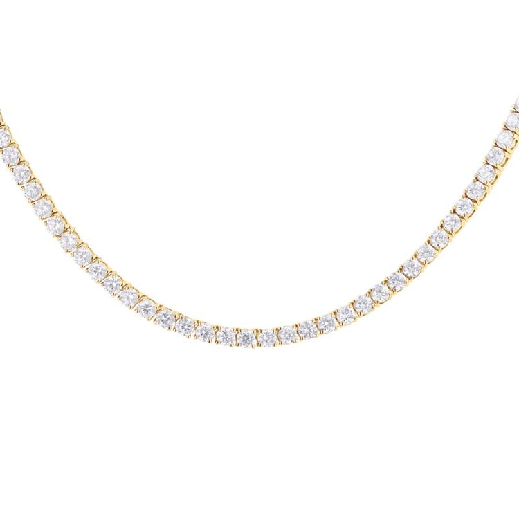 Gold Tennis Halskette mit Diamanten Gibson 140932