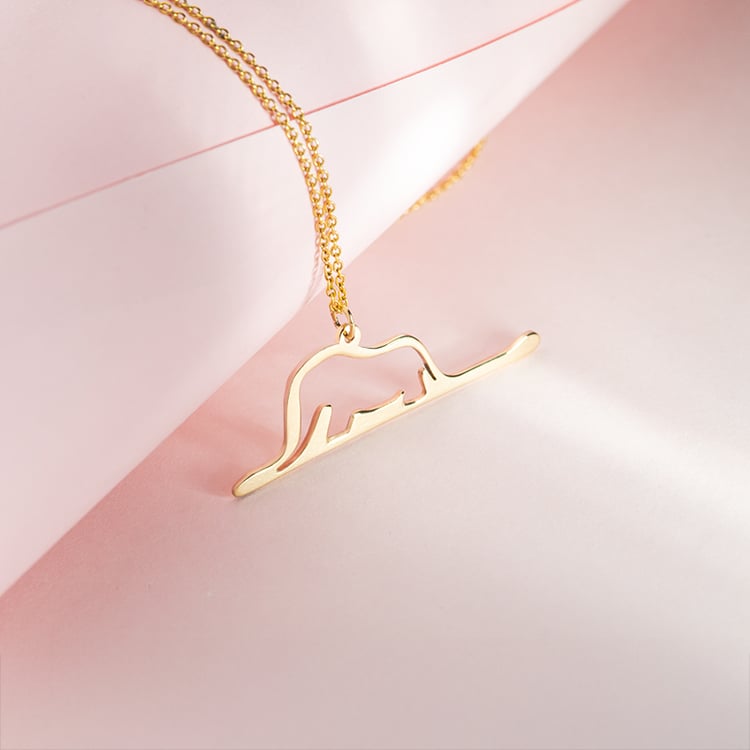 Silberner Anhänger mit einem ausgeschnittenen Elefanten Der kleine Prinz 150635