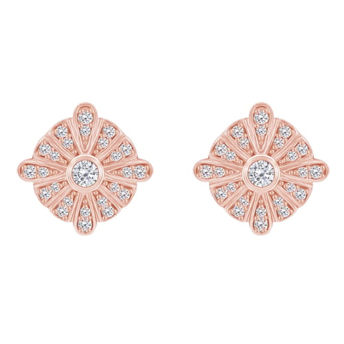 Goldenes Schmuckset mit Diamanten Linnet