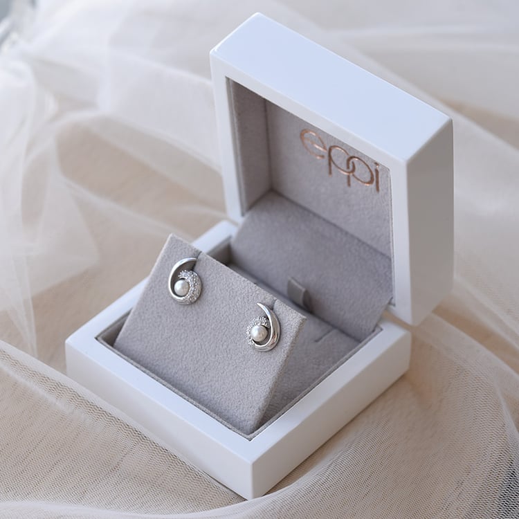 Perle Ohrstecker in Eppi-Geschenkbox 68942