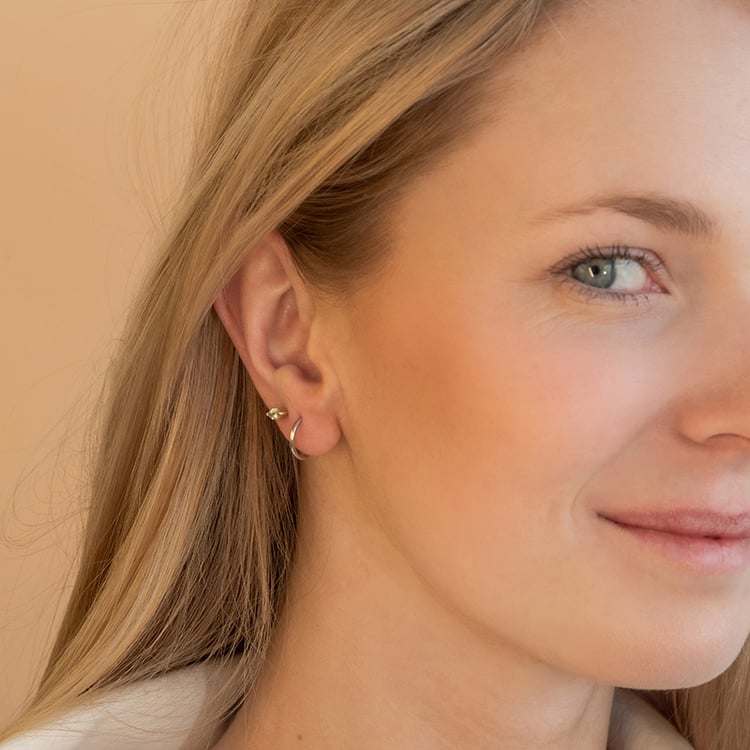 Silberne Creolen Seffora 99136