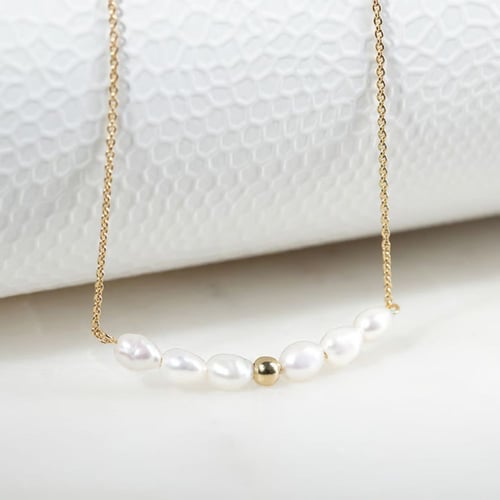 Silbernes Schmuckset mit Perlen Conrad