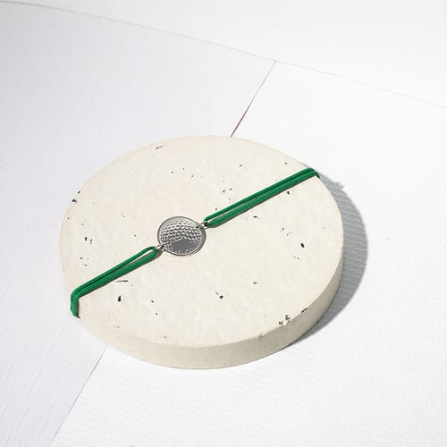 String-Armband Ball mit Gravur Ihrer Wahl Golf