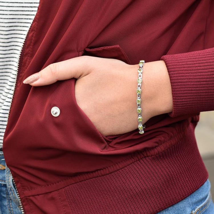 Armband mit Olivinen 30877