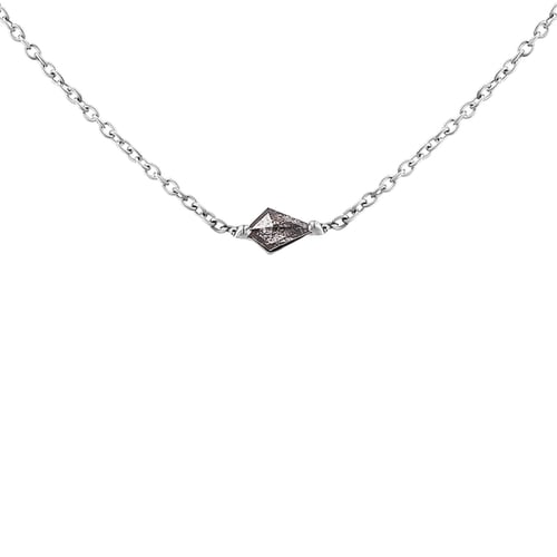 Halskette mit Salt and Pepper Diamant in Kite Form Ranka
