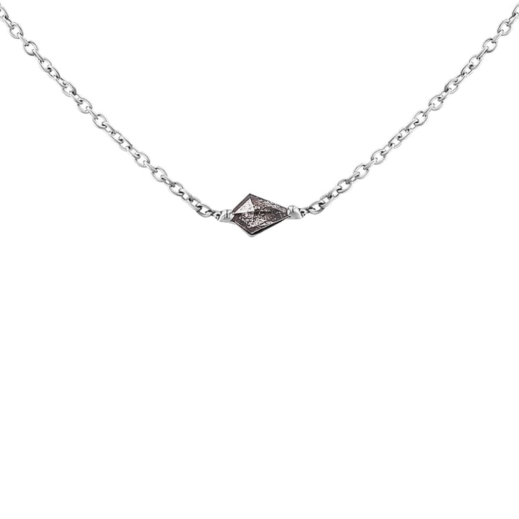 Halskette mit Salt and Pepper Diamant in Kite Form Ranka 126496