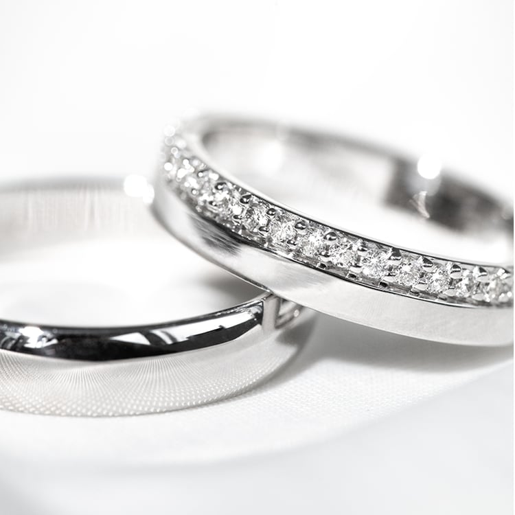 Goldener Eternity-Ring mit lab grown Diamanten Heavana 135574