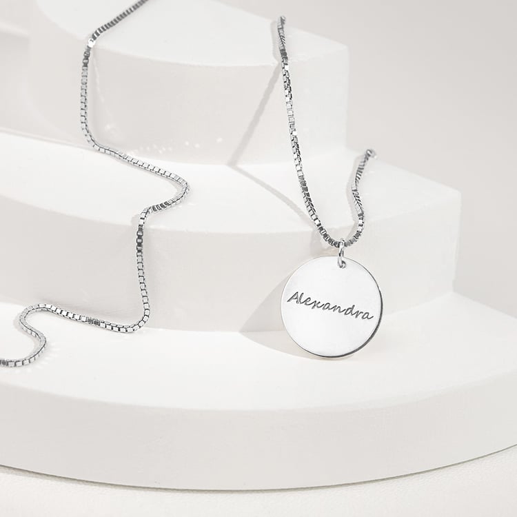 Goldener Anhänger mit beidseitiger Gravur Leasy 156854