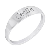 Goldener Siegelring mit Gravur Bryony