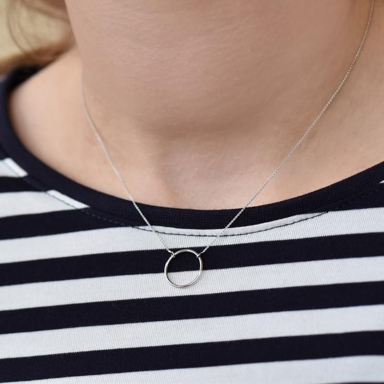 Platinanhänger mit Karmamotiv Karma 71704