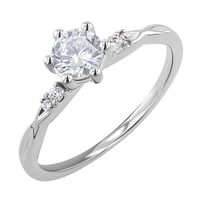 Verlobungsring mit Diamanten Mileva