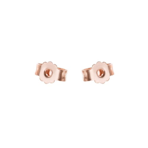 Silberne Ohrring stecker verschluss Lora