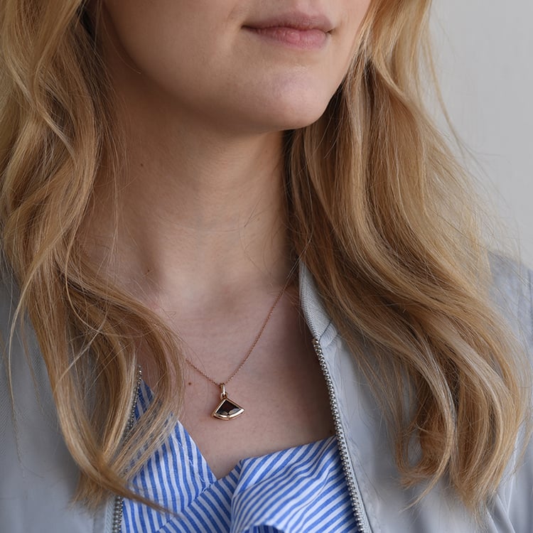 Anhänger mit Granat in Roségold Zaniah 61465