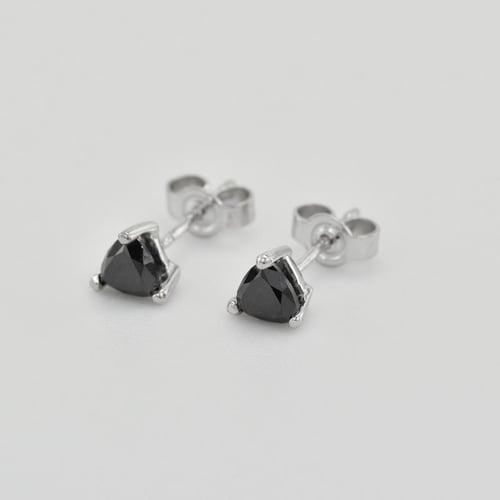 Schmuckset aus Gold mit schwarzen Diamanten Julie