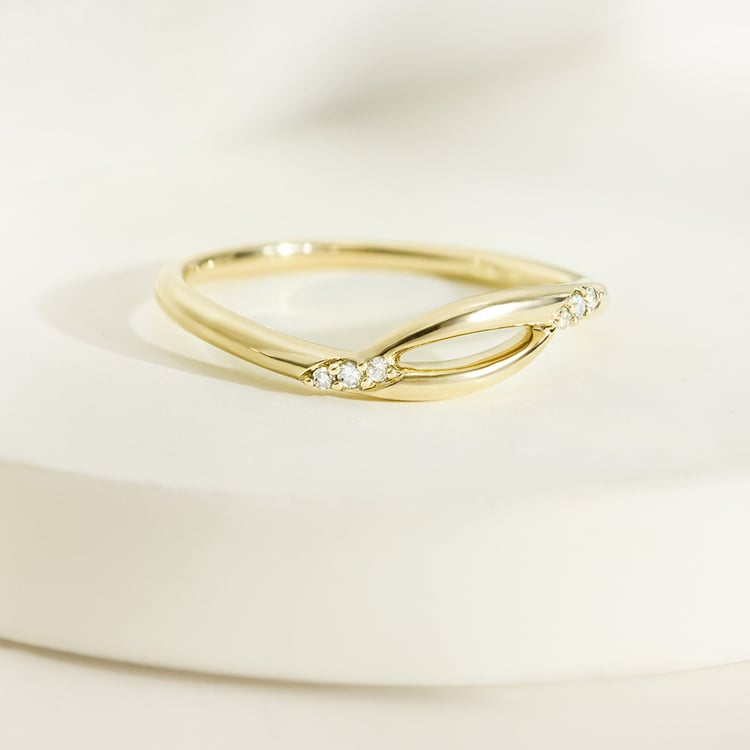 Atypisher Ring aus Gold mit Lab Grown Diamanten Nils 161981