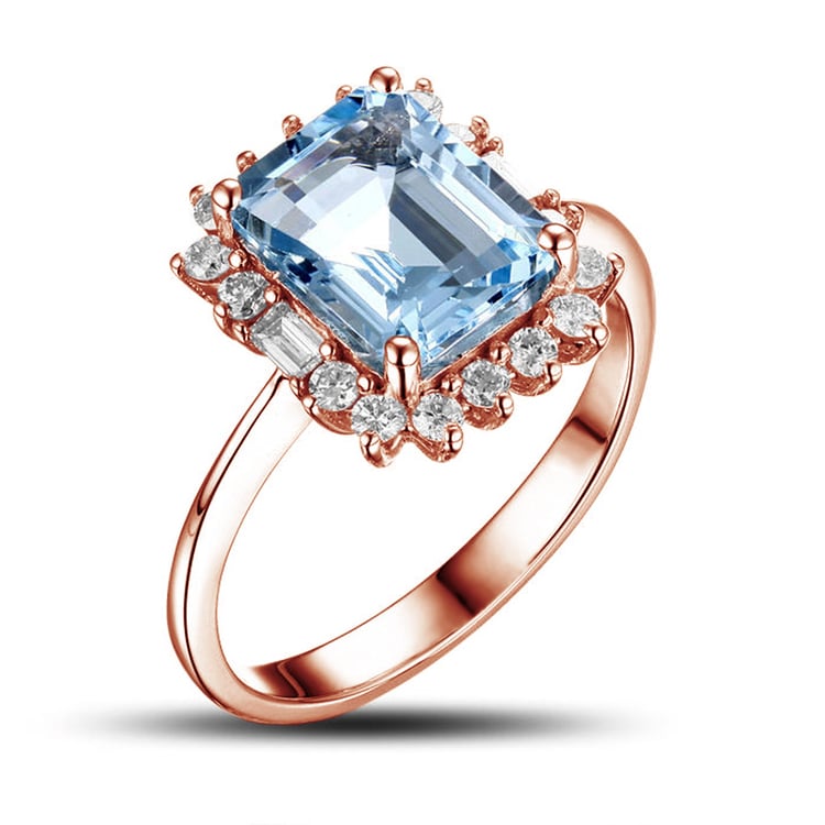 Aquamarinverlobungsring 89205