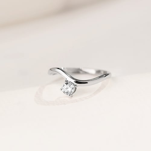 Verlobungsring mit einem Lab Grown Diamanten Lyra