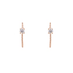 Ohrringe mit Kugeln und einem Lab Grown Diamanten Muvial