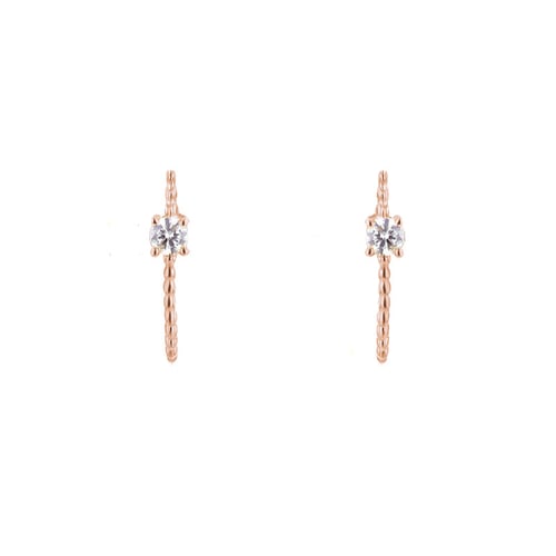 Ohrringe mit Kugeln und einem Lab Grown Diamanten Muvial