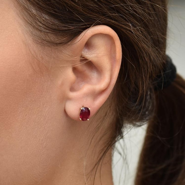 Goldene Ohrstecker 34885