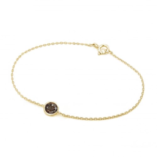 Armband aus Gold mit Rauchquarz Arleth