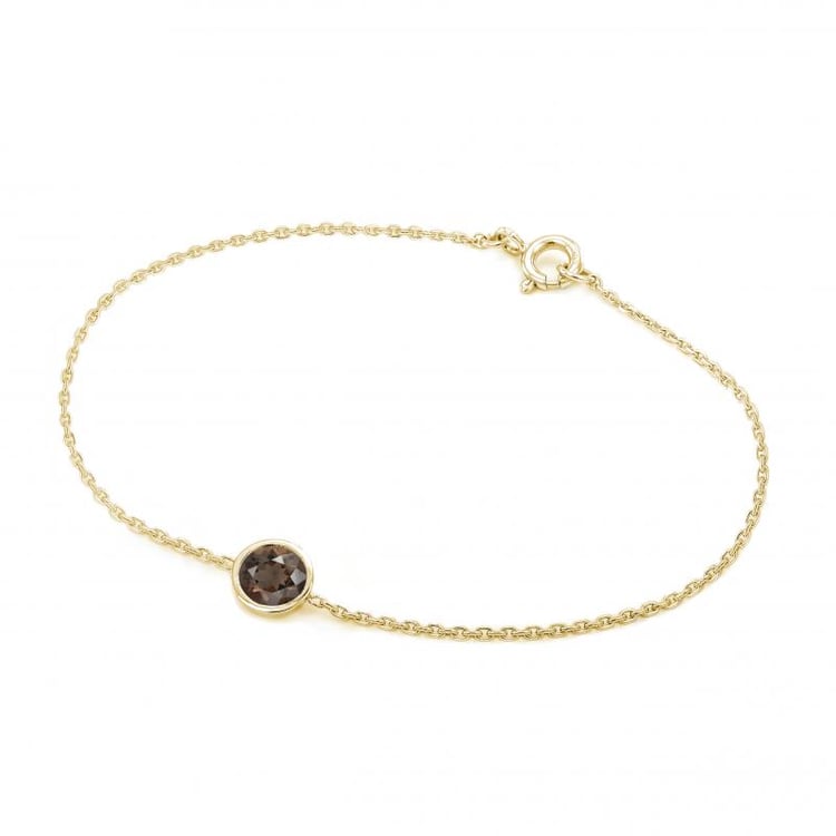 Armband aus Gold mit Rauchquarz Arleth 20812