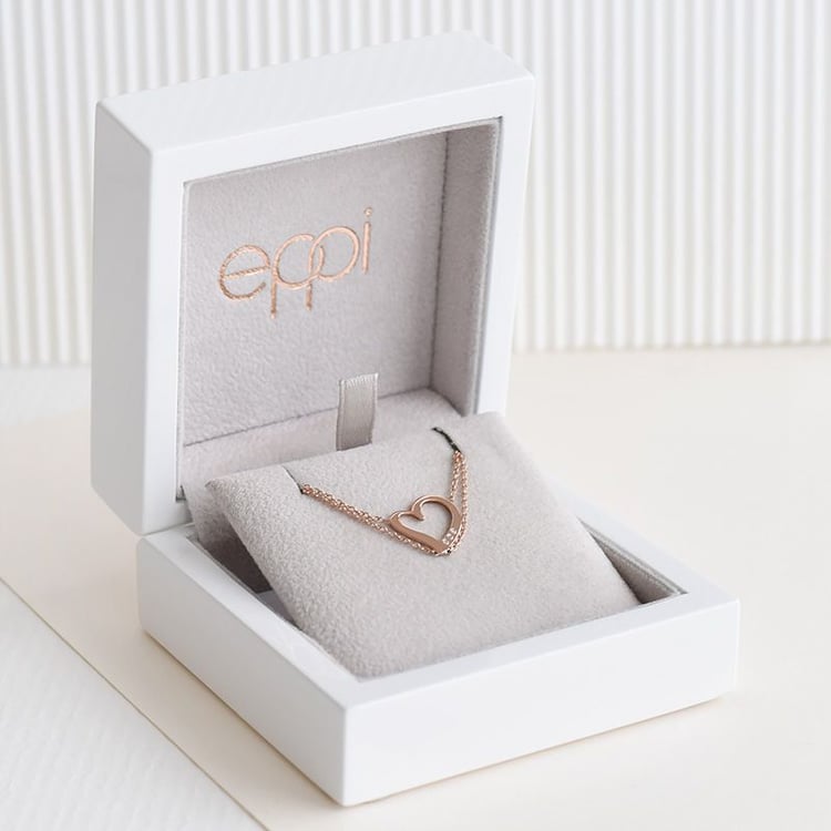 Doppeltes Armband mit Herz und Diamanten Nikki 98441