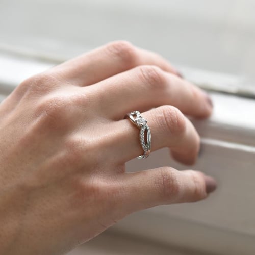 Verlobungsring mit Lab Grown Diamanten Wemy