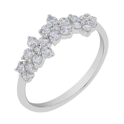Ring mit Diamantblumen Juliet