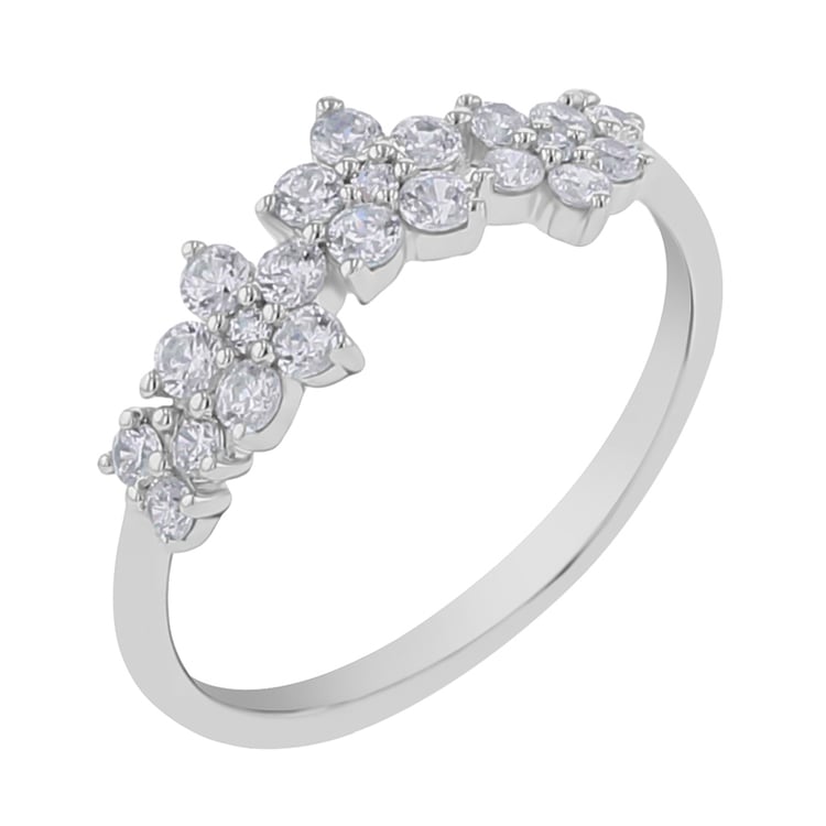 Ring mit Diamantblumen Juliet