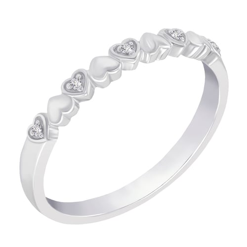 Eheringe aus Eternity-Ring mit Lab Grown Diamanten und Komfort-Ring Mira