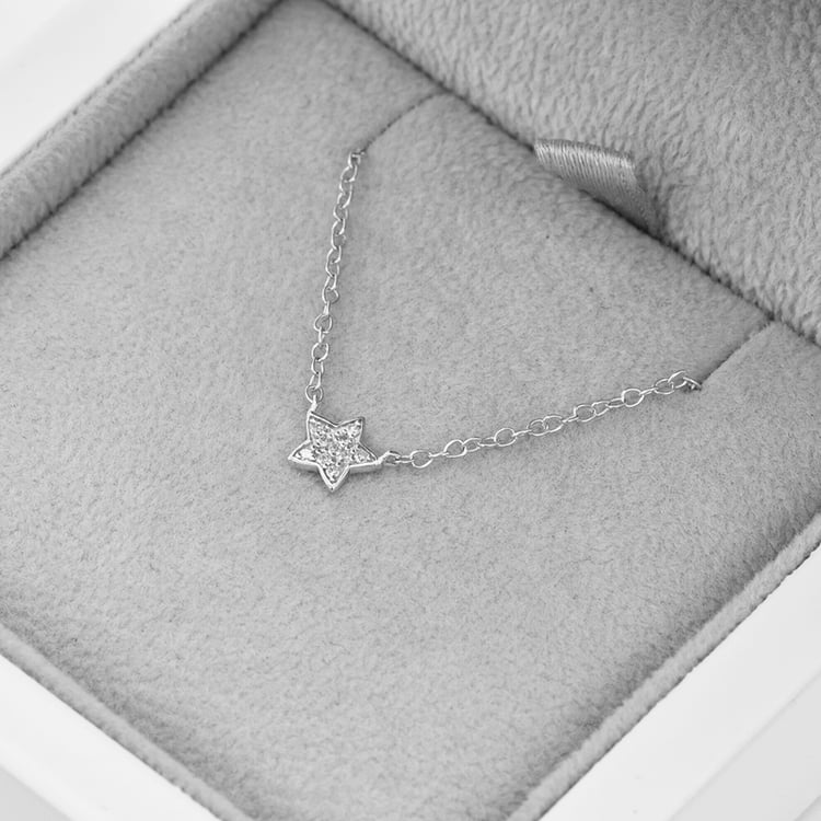 Kette mit einem Stern aus Diamanten Ceara 42146