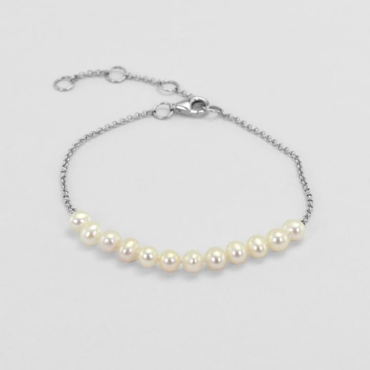 Armband mit Perlen aus Silber Cynthia 50702