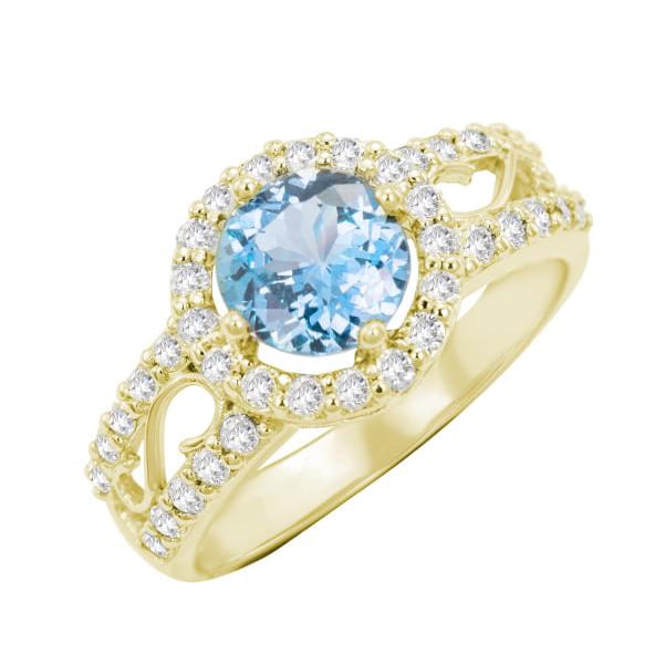 Goldring mit Topas und Diamanten Eriah 59757