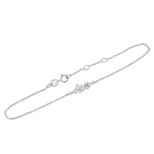 Minimalistisches cluster Armband mit Lab Grown Diamanten Lucy