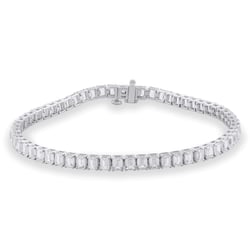 Goldenes Tennisarmband mit Lab Grown Diamanten Ida