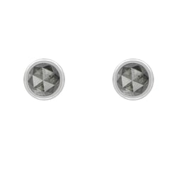 Goldene Ohrringe mit 0.52ct Salt and Pepper Diamanten Gledina