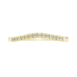 Memoire Ring in V- Form mit Diamanten Celiena