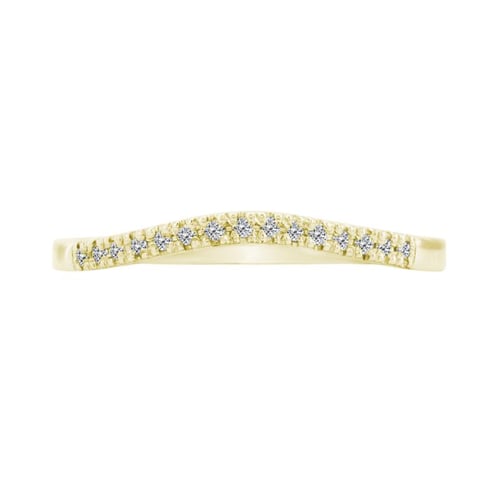 Memoire Ring in V- Form mit Diamanten Celiena