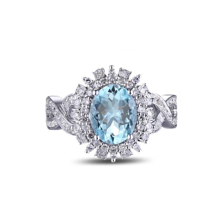 Ring mit Aquamarin 16997