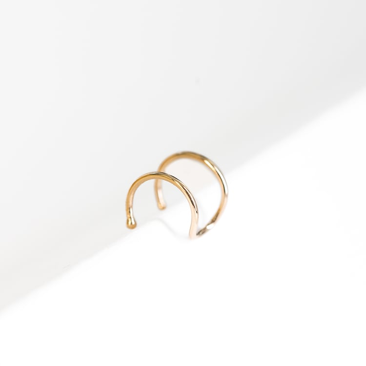 Goldener Ohrschmuck Kauri 123113