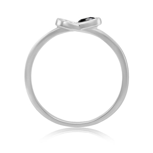 Goldring mit schwarzem Diamant Cearah