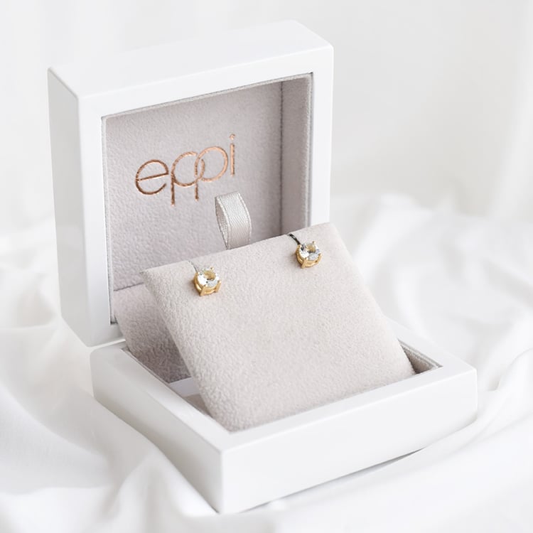 Ohrstecker mit Aquamarinen Conchur 92048