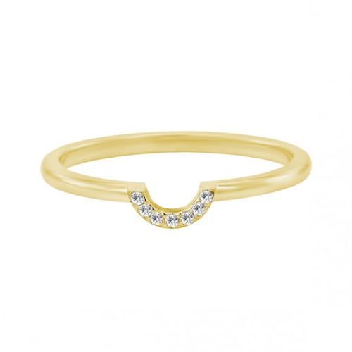 Ringset aus 585 Gold mit zertifiziertem Tropfendiamant Ralyas